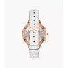 FOSSIL HYBRID FTW5046 Stainless Steel Hybrid with Leather Strap Women's Watch. Fossil