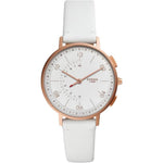 FOSSIL HYBRID FTW5048 Smartwatch Harper with White Leather Strap Women's Watch