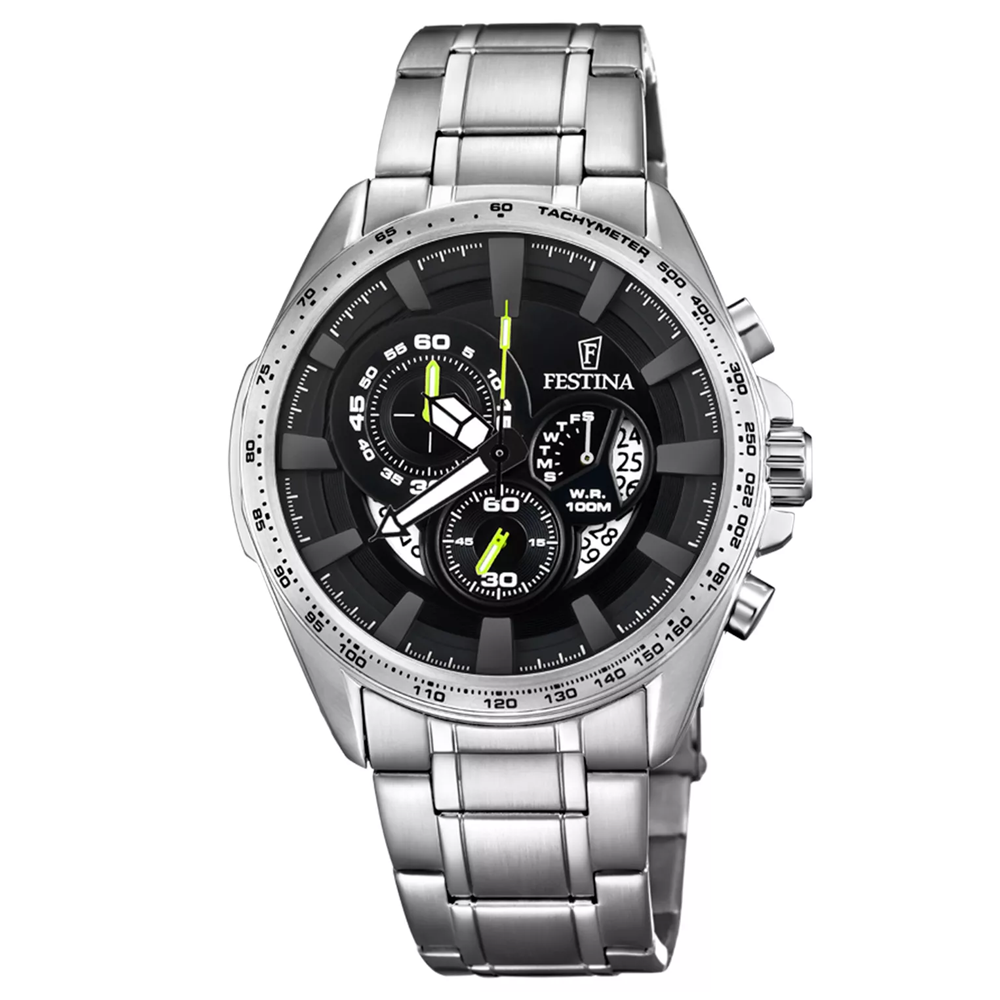 Festina F6864-6 Chronograph Black Dial Analog Quartz Men's Watch