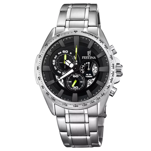 Festina F6864-6 Chronograph Black Dial Analog Quartz Men's Watch