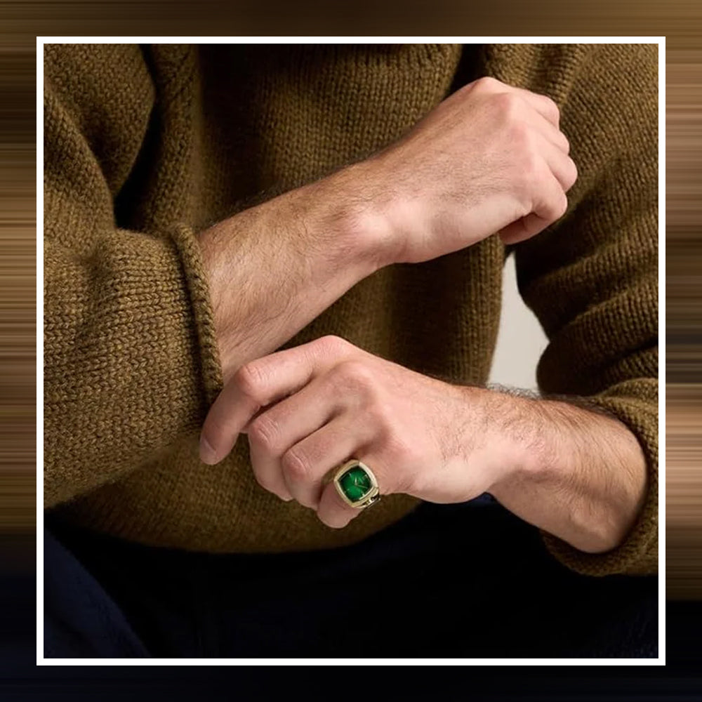 FOSSIL LE1213 x Nick Jonas Machine Luxe Watch Ring Gold Watch