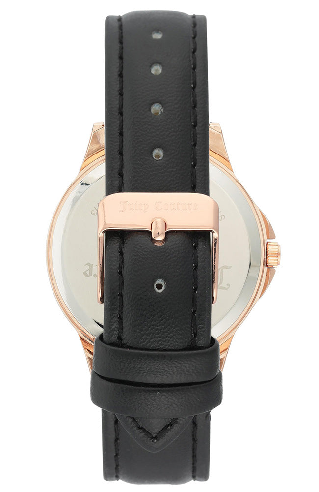 Juicy Couture Women's Watch JC/1106RGBK - Elegant Rose Gold and Black Juicy Couture