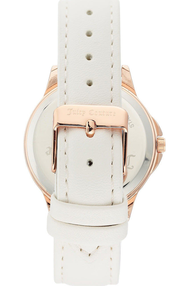 Juicy Couture JC/1106RGWT Women's Watch - Rose Gold and White Elegance