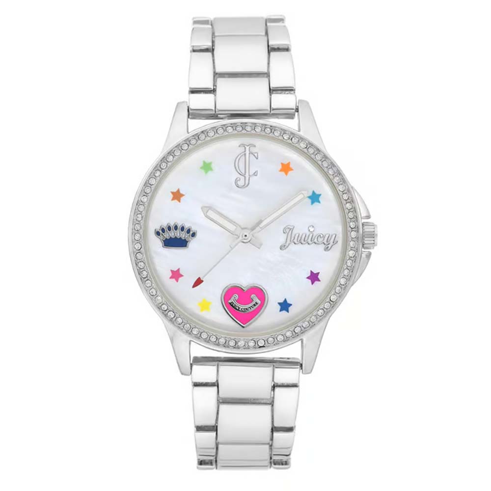 Juicy Couture JC-1116MPSV  Women's Watch - Sleek Silver Pearl