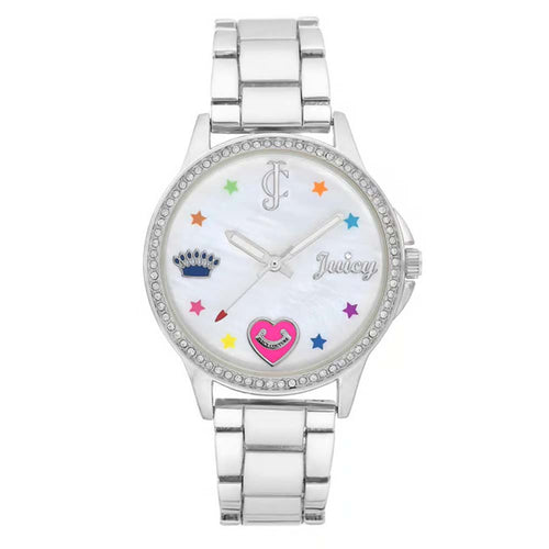 Juicy Couture JC-1116MPSV  Women's Watch - Sleek Silver Pearl