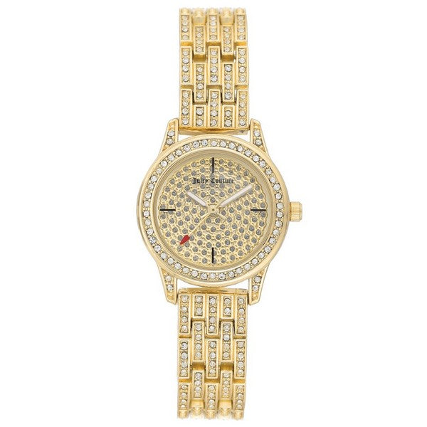 Juicy Couture Women's Watch JC/1144PVGB Pave Gold Finish perfect