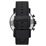 Fossil JR1354 Nate Chronograph Black Leather Watch