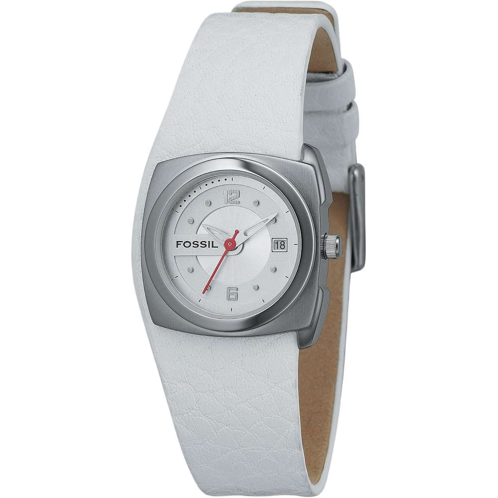 Fossil JR9439 Ladies Watch Analogue Quartz Bracelet White Leather