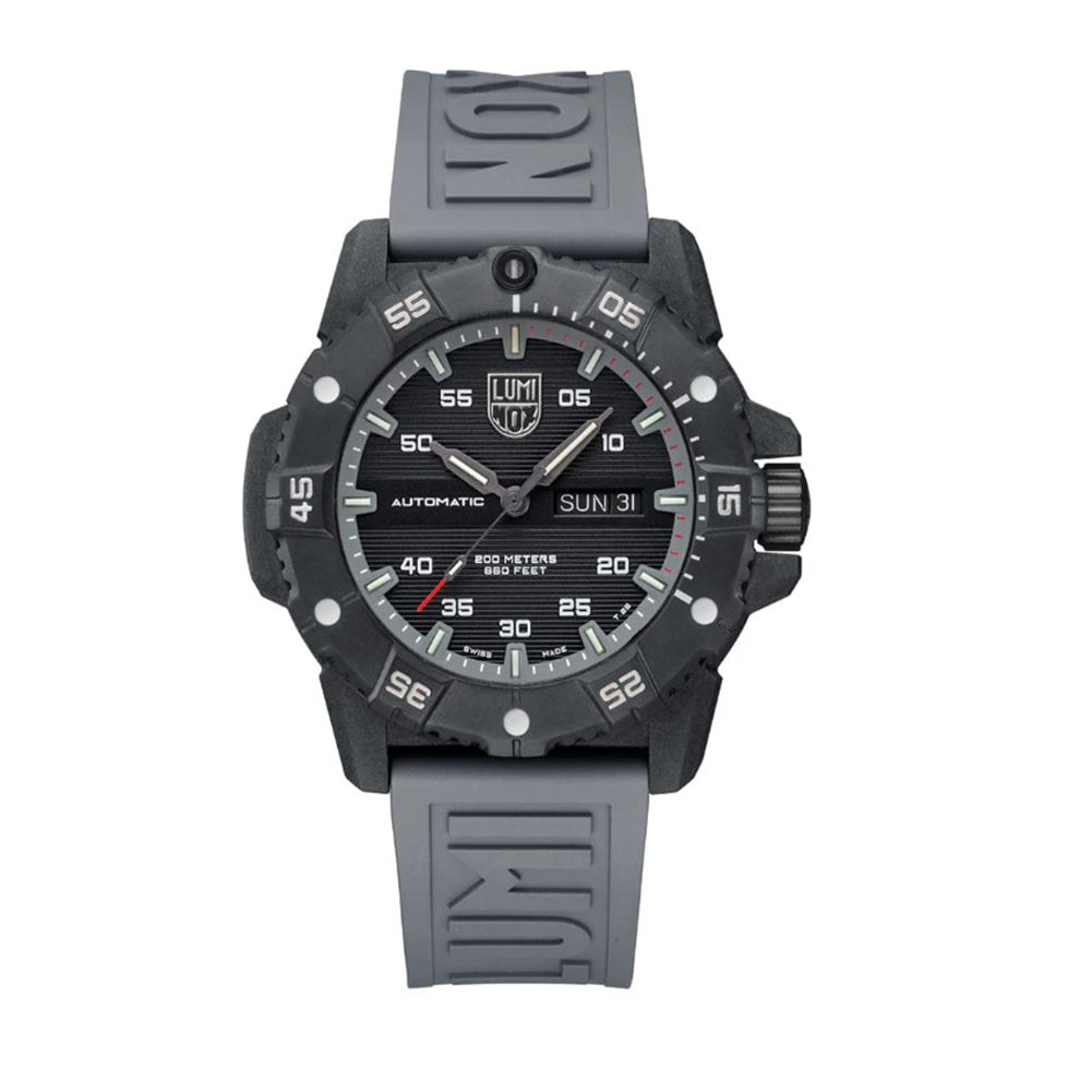 LUMINOX L9382 Gray Silicon Band Automatic Automatic Men's Watch