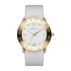 Marc Jacobs MBM1150 Amy White Dial Gold tone White Leather Women's Watch Marc Jacob
