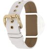 Marc Jacobs MBM1150 Amy White Dial Gold tone White Leather Women's Watch Marc Jacob