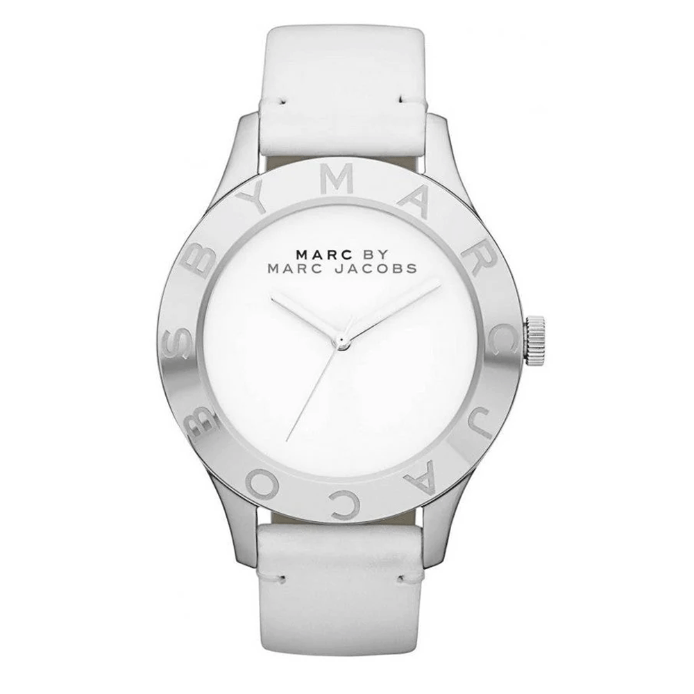 Marc Jacobs MBM1200 Patent Blade Stainless Steel Leather Strap Women's Watch