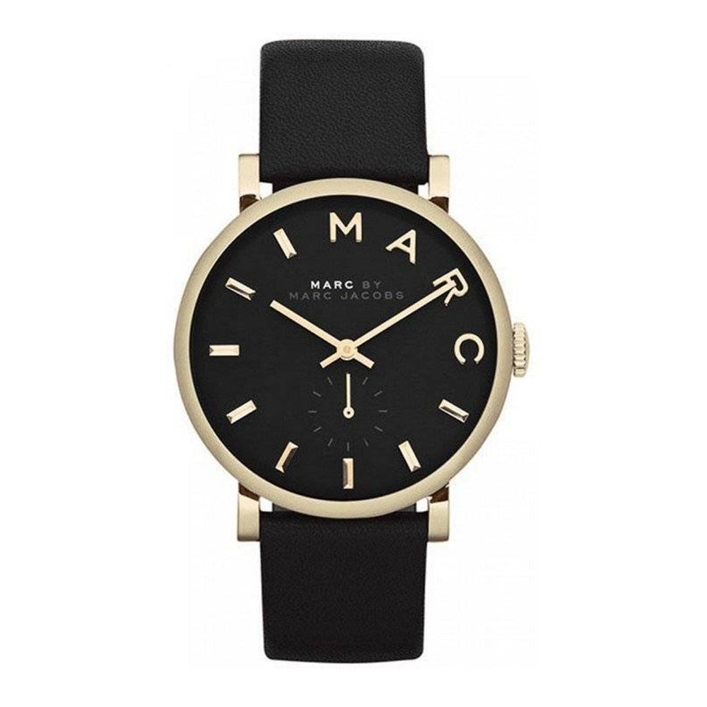 Marc Jacobs MBM1269 Baker Black Dial Leather Women's Watch Marc Jacob