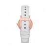 Marc Jacobs MBM1284 Baker Mini Rose Gold Tone White Leather Women's Watch Marc Jacob