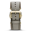 Marc Jacobs MBM1308 Molly Quartz White Dial Gray Leather Gold-tone Stainless Steel Women's Watch Marc Jacob