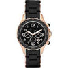 Marc Jacobs MBM2553 Pelly Chronograph Black Dial Rose Gold-tone Steel Women's Watch Marc Jacob