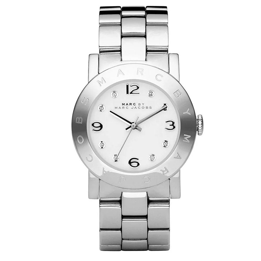 Marc Jacobs MBM3054 Amy White Dial Stainless Steel Women's Watch