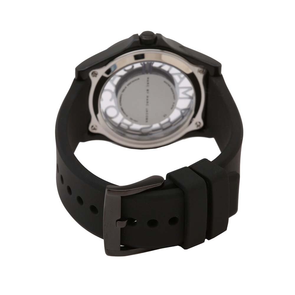 Marc Jacobs MBM4019 Analogue Quartz Henry Skeleton Black Silicone Women's Watch