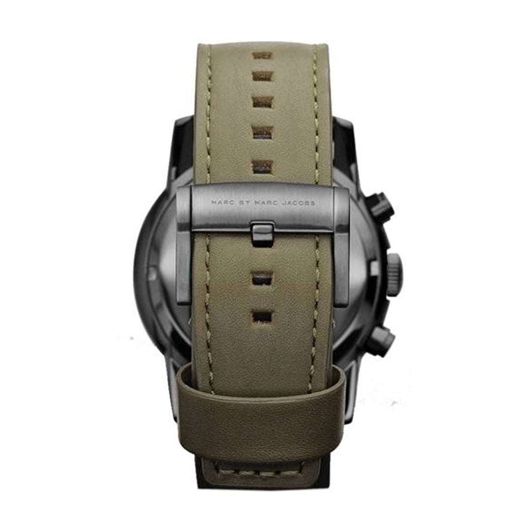Marc Jacobs MBM5034 Larry Chronograph Olive Leather Men's Watch