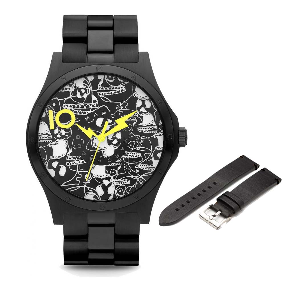 Marc Jacobs MBM9027 10th Year Special Edition Ion Plated Men's Watch Set