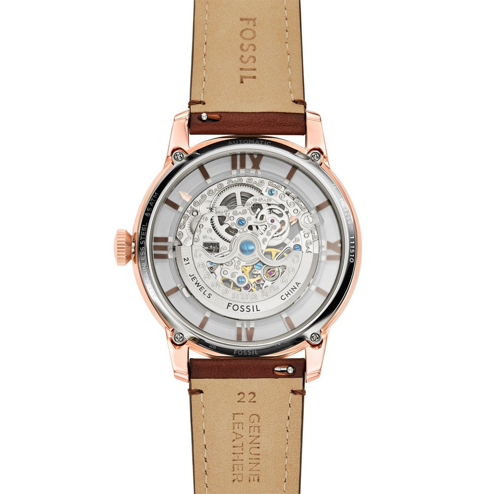Fossil ME3259 Townsman Automatic Brown Leather Watch