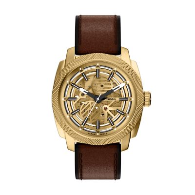 Fossil ME3278 Automatic Strap Brown Leather Men's Watch