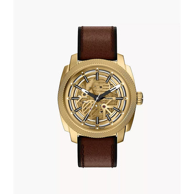 Fossil ME3278 Automatic Strap Brown Leather Men's Watch