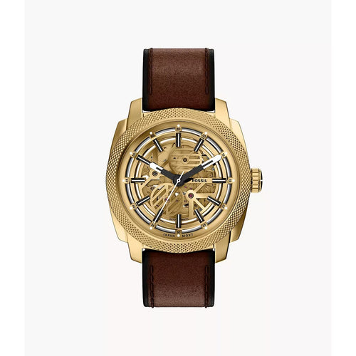 Fossil ME3278 Automatic Strap Brown Leather Men's Watch