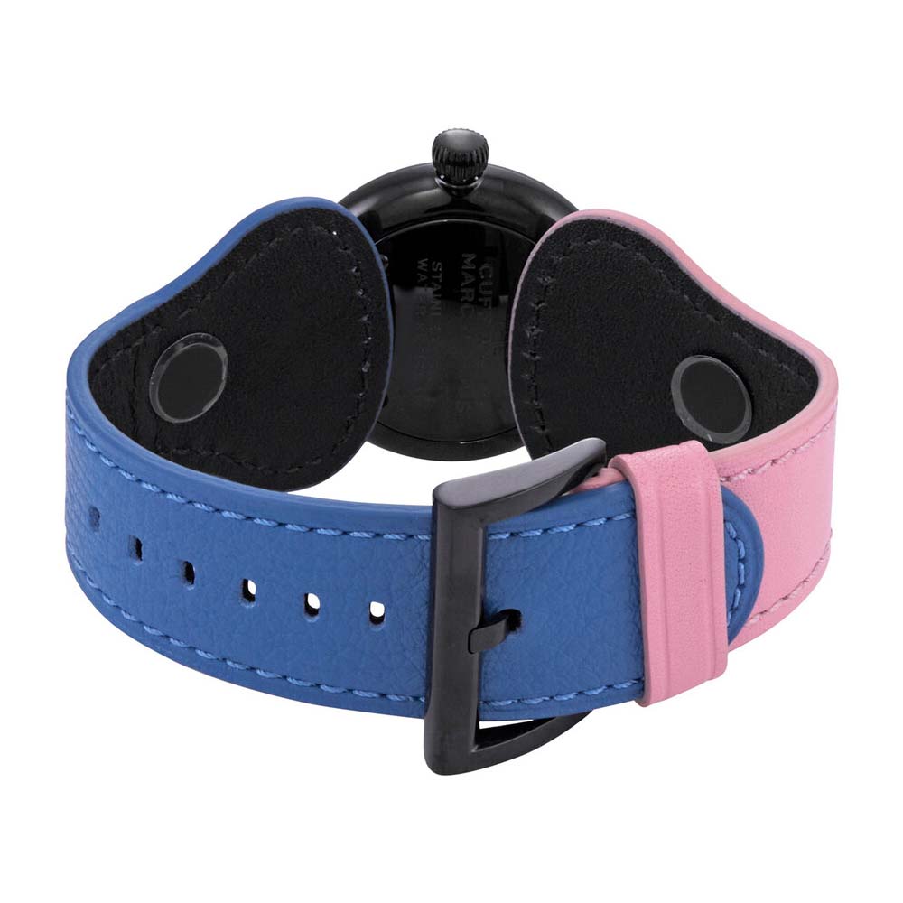 Marc Jacobs MJ0120179292 The Cuff Quartz Blue Dial Dual tone Women's Watch Marc Jacob