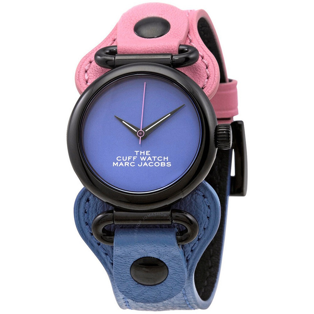 Marc Jacobs MJ0120179292 The Cuff Quartz Blue Dial Dual tone Women's Watch Marc Jacob