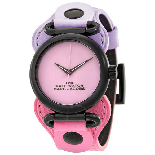 Marc Jacobs MJ0120179293 The Cuff Quartz Purple Dial Dual tone Women's Watch Marc Jacob
