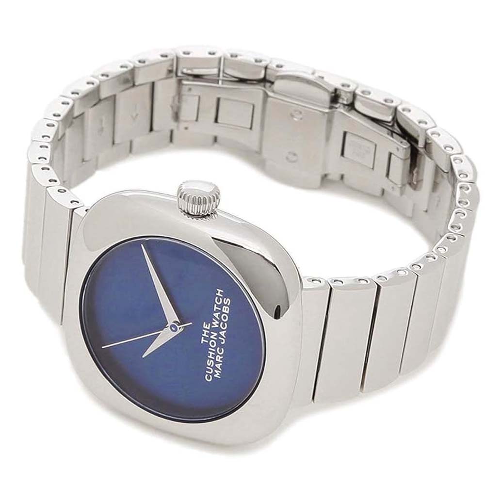 Marc Jacobs MJ0120179300 The Cushion Quartz Blue Dial Women's Watch