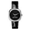 Marc Jacobs MJ0120179301 The Cushion Quartz Black Dial Silver tone Women's Watch