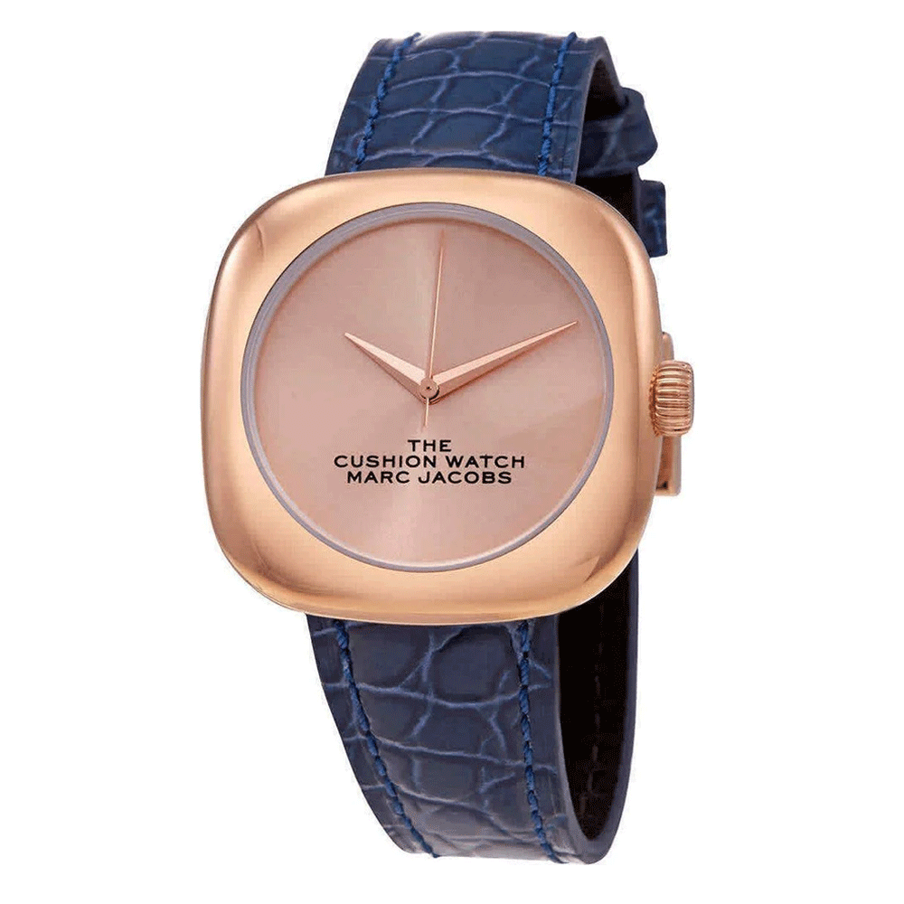 Marc Jacobs MJ0120179306 The Cushion Quartz Rose Gold Dial Women's Watch