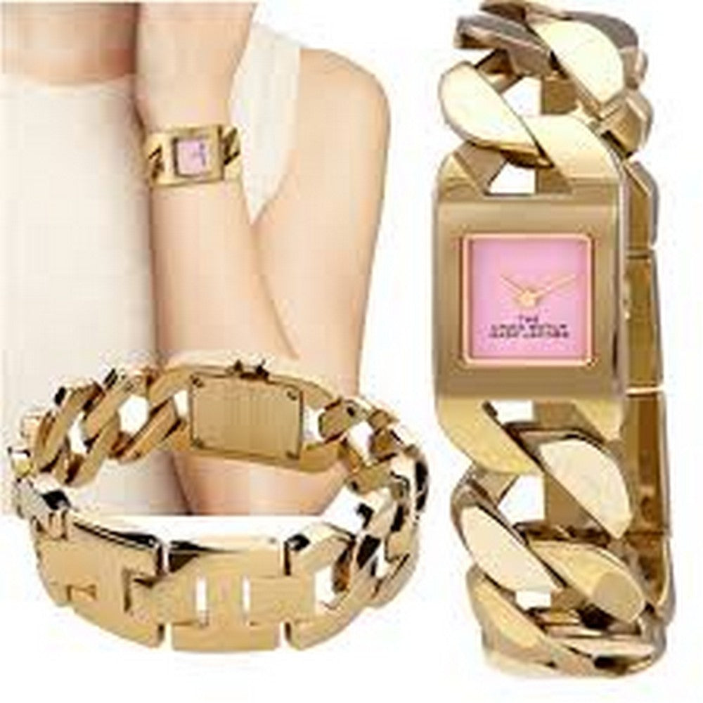 Marc Jacobs MJ0120179310 The Chain Quartz Pink Dial Women's Watch Marc Jacob