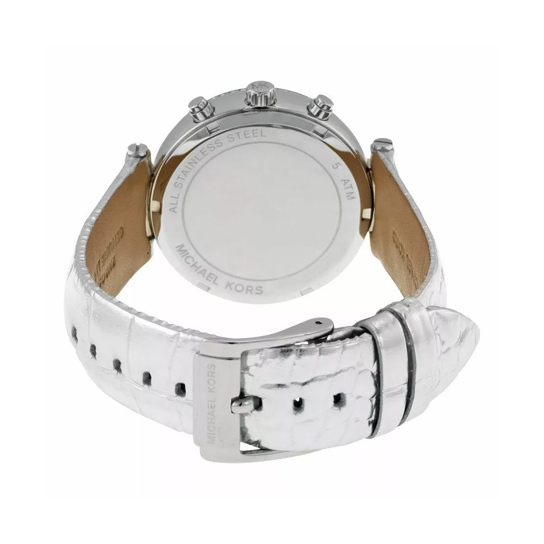 Michael Kors MK2443 Sawyer Silver Crystal Pave Dial Women's Watch