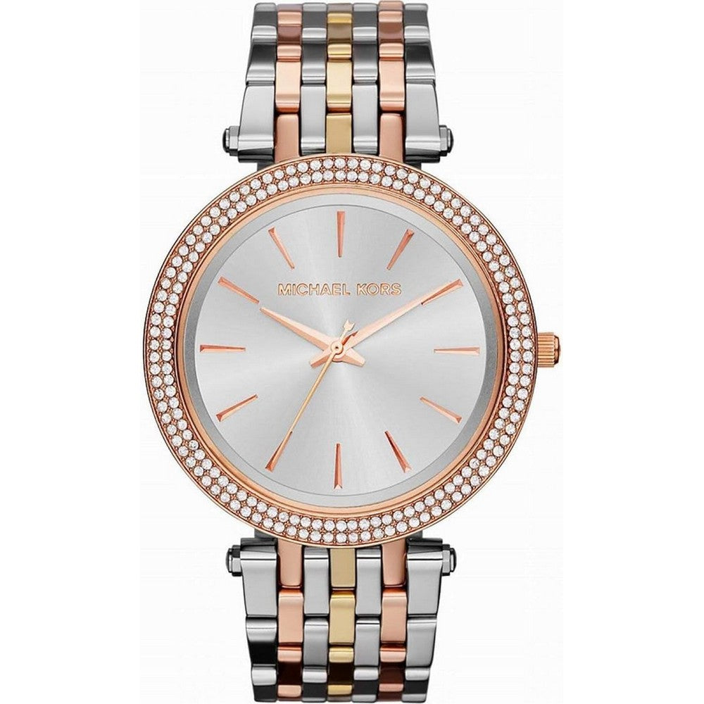 Michael Kors Darci Three Hand Tri Tone Women's Watch  Model: MK3203 Michaelkors