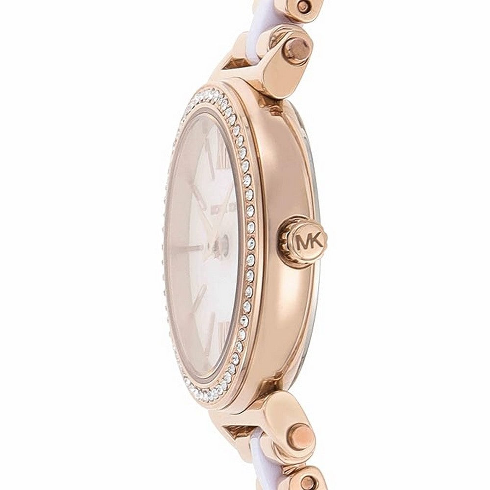 Michael Kors Sofie Quartz Crystal White Dial women's Watch MK4347 Michaelkors