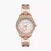 Michael Kors MK4597 Liliane Three-Hand Rose Gold-Tone Stainless Steel Watch