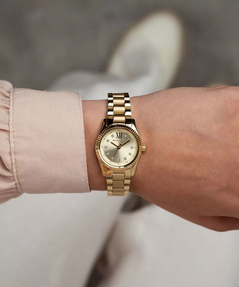 Michael Kors MK4950SET Gold Dial Couple's Watch