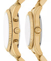 Michael Kors MK4950SET Gold Dial Couple's Watch