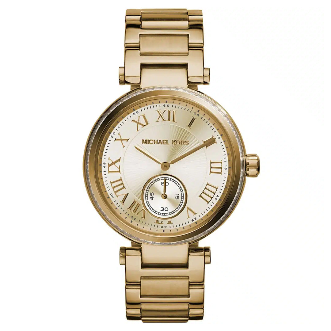 Michael Kors Skylar Champagne Dial Gold-tone Women's Watch MK5867