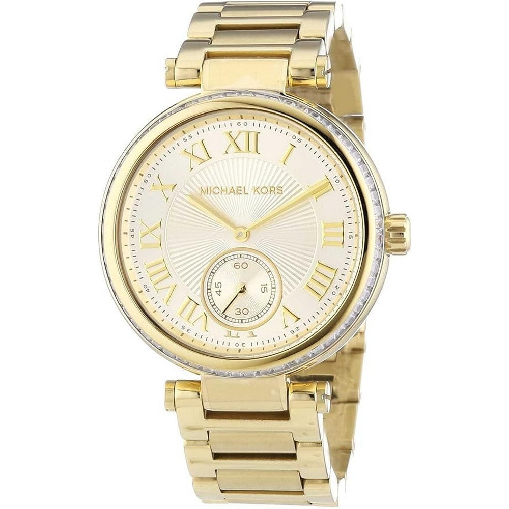 Michael Kors Skylar Champagne Dial Gold-tone Women's Watch MK5867 Michaelkors