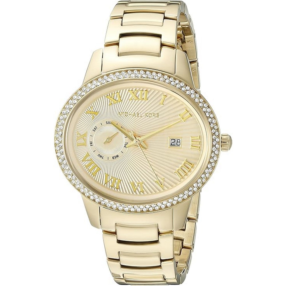 Michael Kors Whitley Champagne Dial Gold plated Women's Watch MK6227 Michaelkors