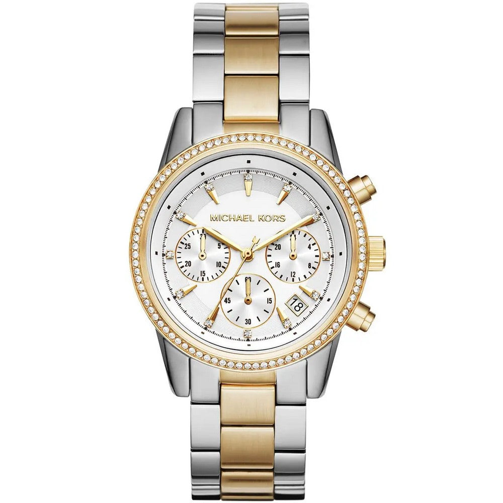 Michael Kors MK6474 White Dial Womens Watch