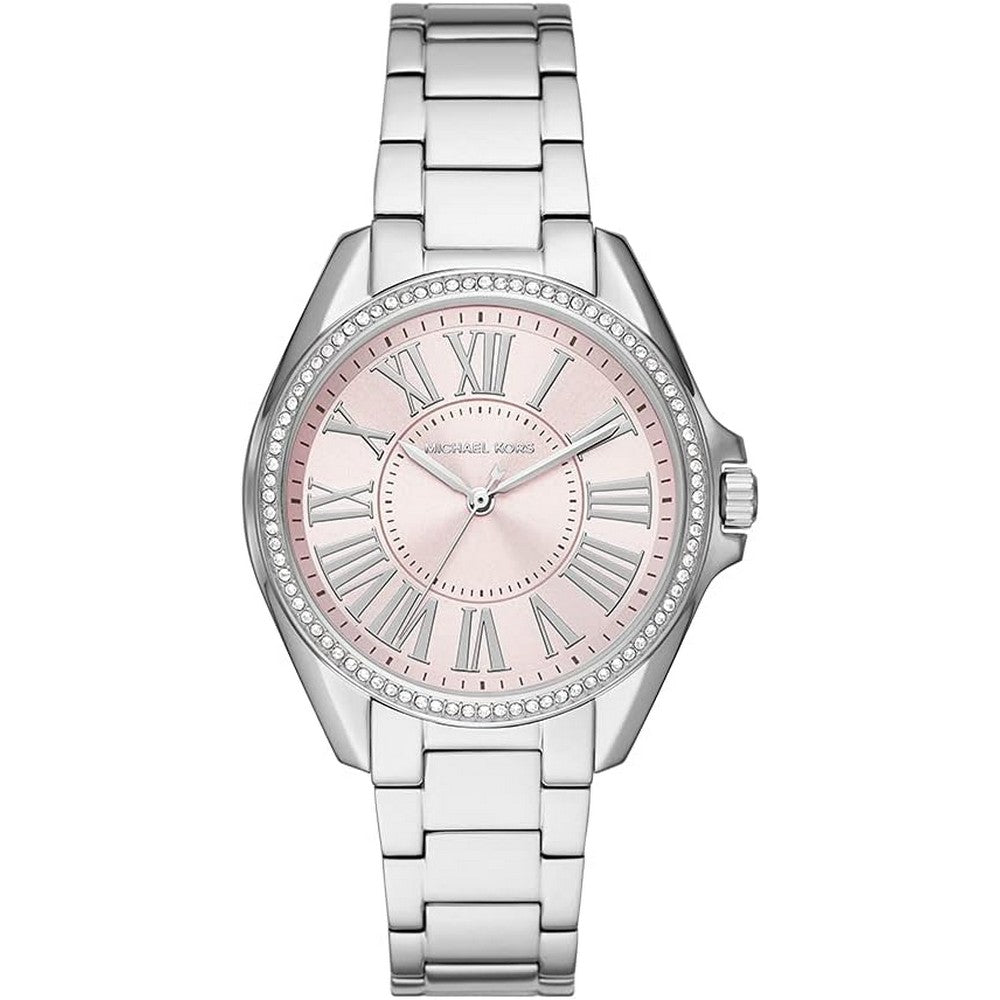 Michael Kors Women's Kacie Quartz Watch with Stainless Steel Strap  Silver  18 Model: MK6929  Silver  One Size  MK6929  Kaycie Three Hand Stainless Steel Watch