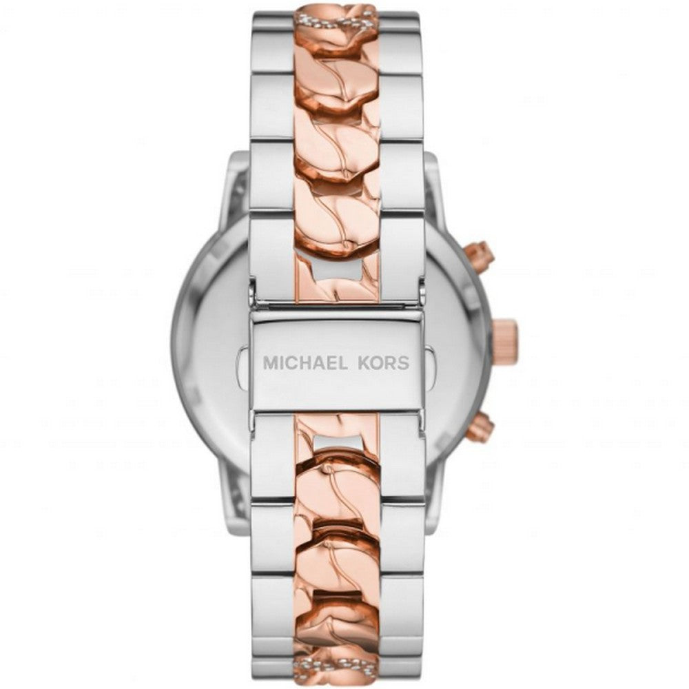 Michael Kors Women’s Quartz Two-tone Stainless Steel Silver Dial 41mm Watch MK6938