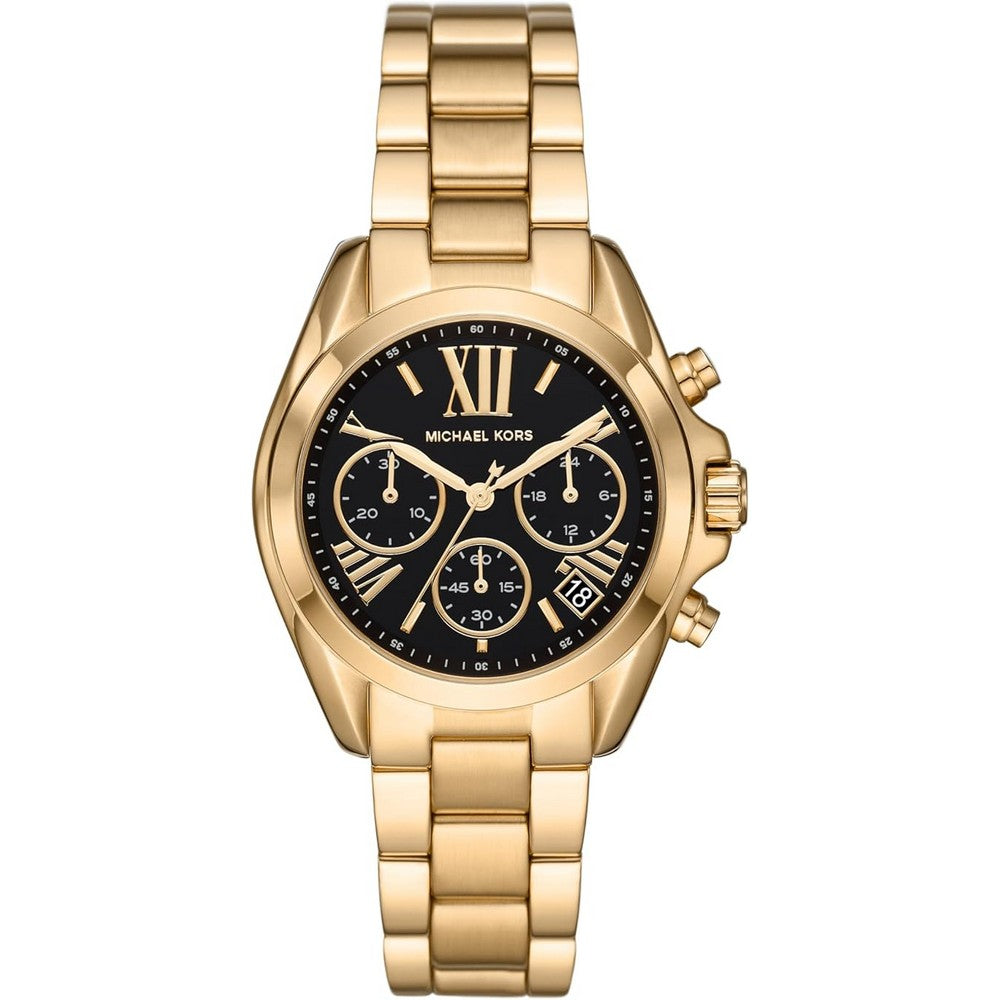 Michael Kors Bradshaw Women's Watch, Stainless Steel Chronograph Watch for Women with Steel or Leather Band