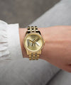 Michael Kors MK7540 Gold Dial Womens Watch