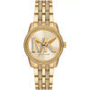 Michael Kors MK7540 Gold Dial Womens Watch
